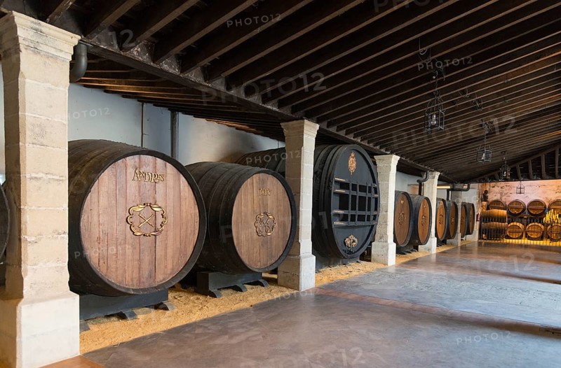 Wine cellar with Sherry Barrels