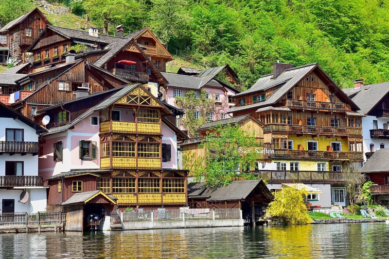 View of Hallstatt on Hallstattersee