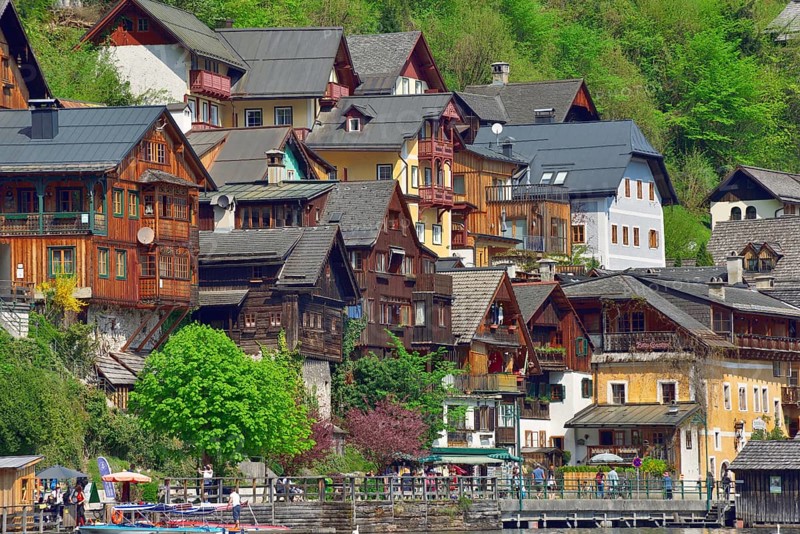 View of Hallstatt on Hallstattersee