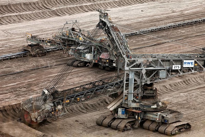 Bucket wheel excavators 275 in Inden opencast mine