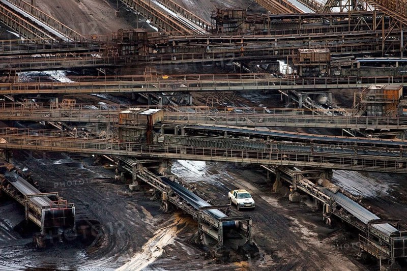 Conveyors lignite Inden opencast mine