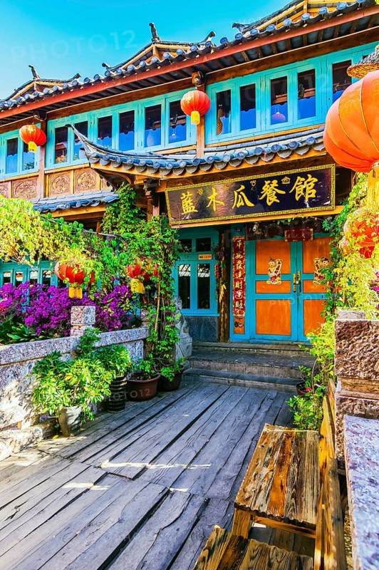 Traditional house facade