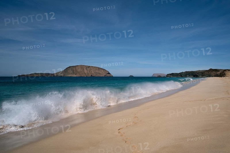 Waves at the sandy beach