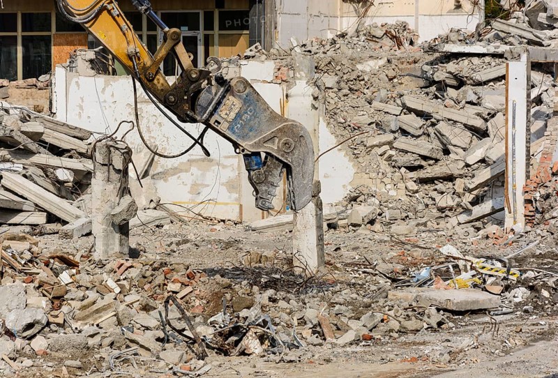 Demolition work