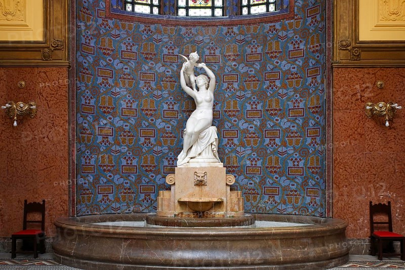 Art Nouveau fountain in the Gellert spa