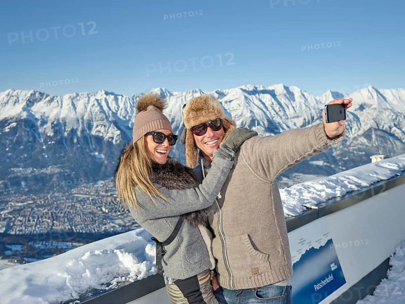 Couple photographing