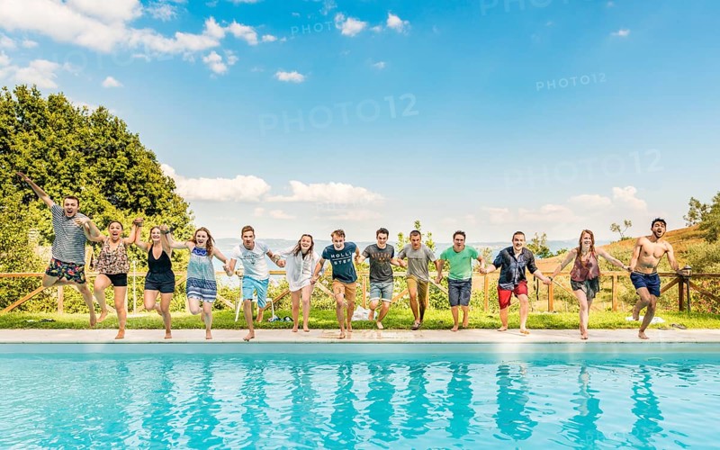 Group of teenagers