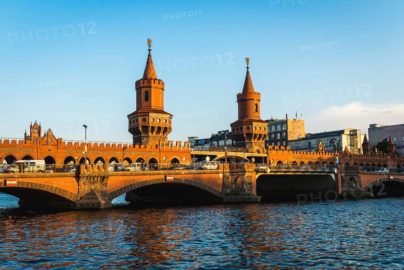 Oberbaum Bridge between Kreuzberg and Friedrichshain