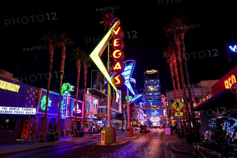 Neon neon signs at night