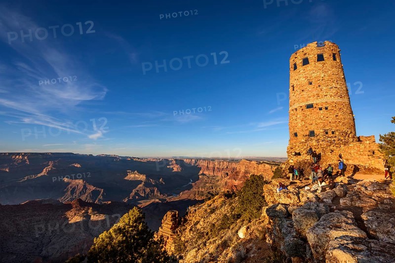 Desert View Watchtower with Grand Canyon