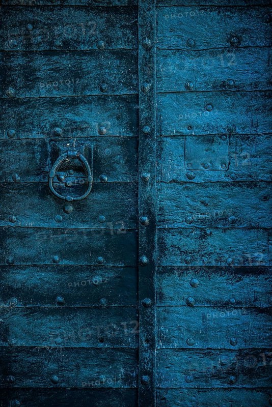 Old iron door