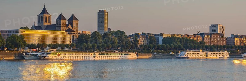 Konrad-Adenauer-Ufer on Rhine