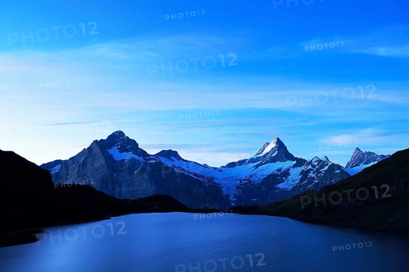 Early morning at Bachalpsee lake