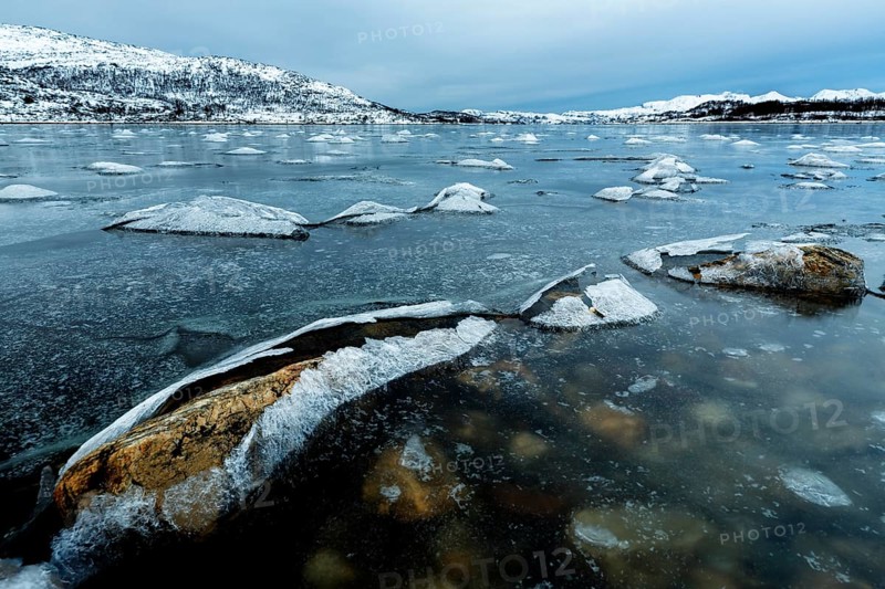 Frozen fjord