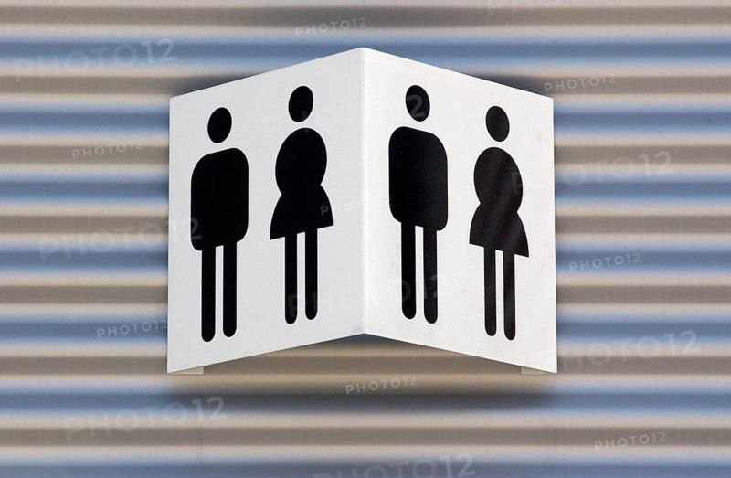 Pictograms woman and man