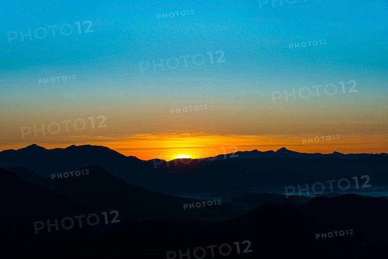 Sunrise over mountains