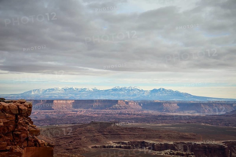 View from Grand View Point to La Sal Mountains