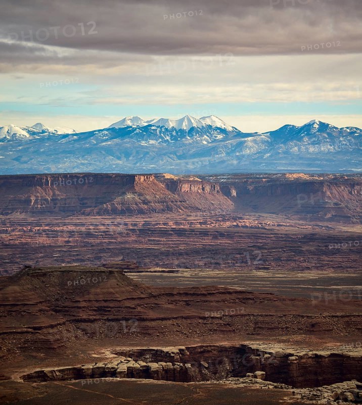View from Grand View Point to La Sal Mountains