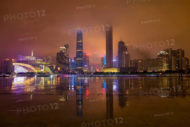 Skyline at night