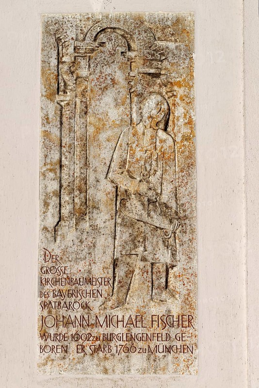 Plaque to Johann Michael Fischer (1692-1766)