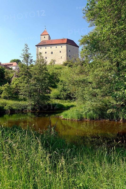 Trausnitz Castle on the river Pfreimd