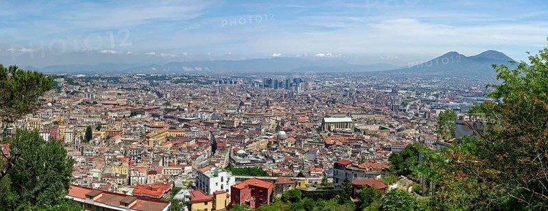 View of the city as seen from Castel Sant'Elmo