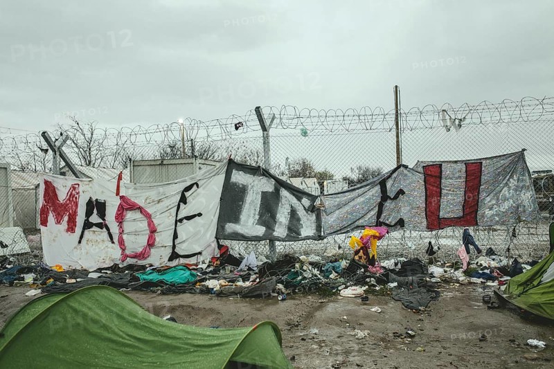 Transparent on the border fence Made in EU