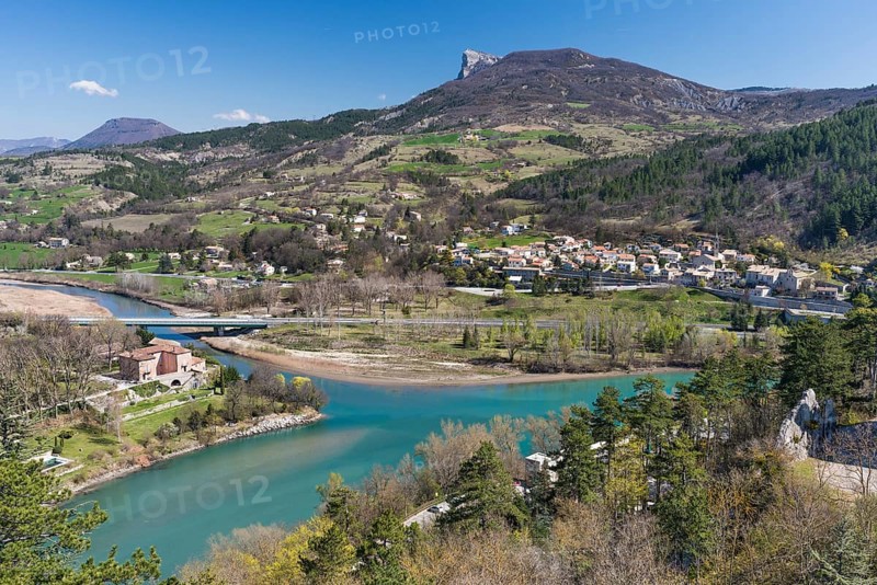 The whitewater river Buech flows into the Durance as right tributary