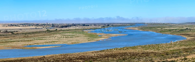 Mouth of the Orange River at Alexander Bay