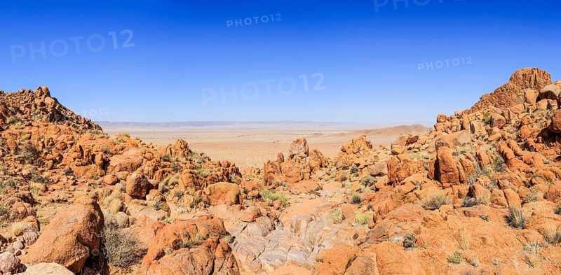 View of the Tiras Mountains to the south