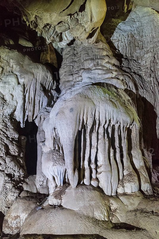 Stalagmite in the shape of an elephant