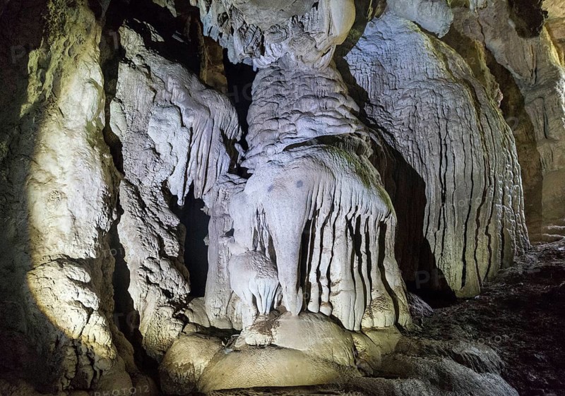 Stalagmite in the shape of an elephant