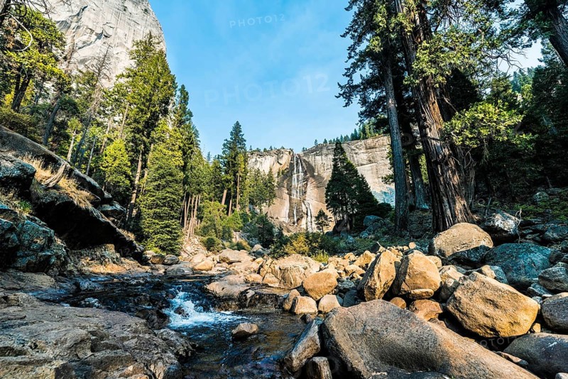 Merced River with Nevada Fall