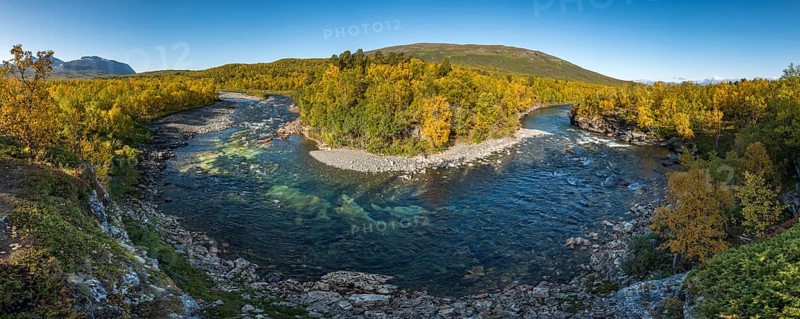 River bend in Abiskojokk