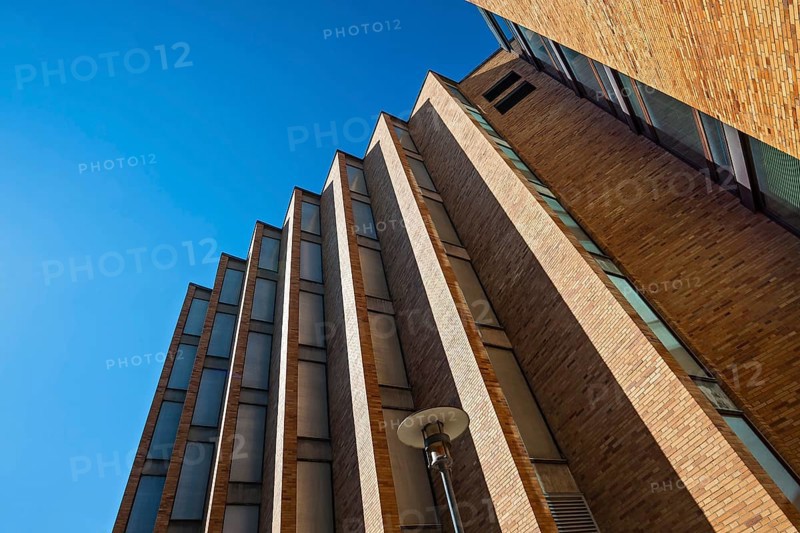 Brick facade