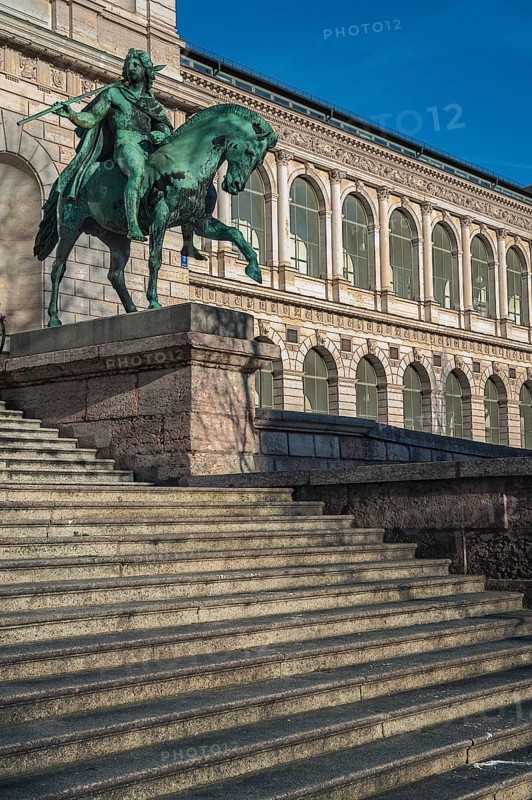 Equestrian statue