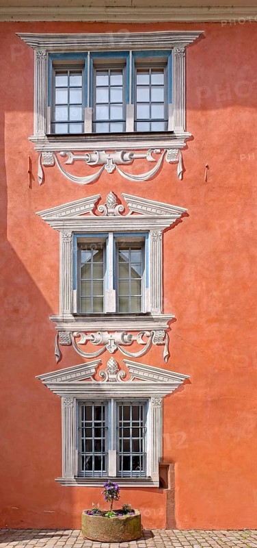 Window in the former bishop's residence