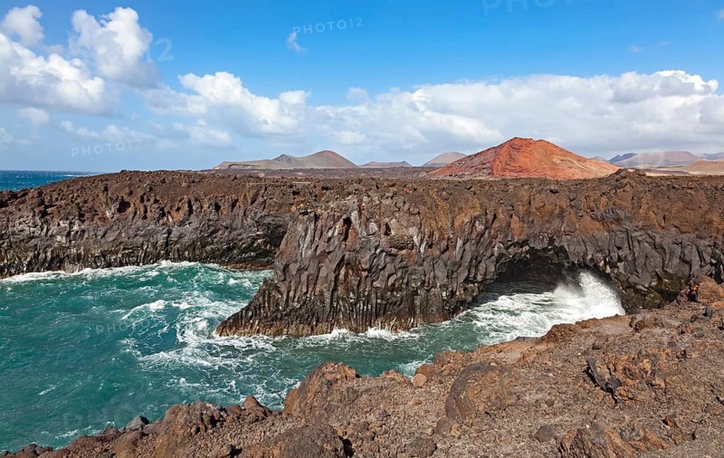Rocky coast of Los Hervideros