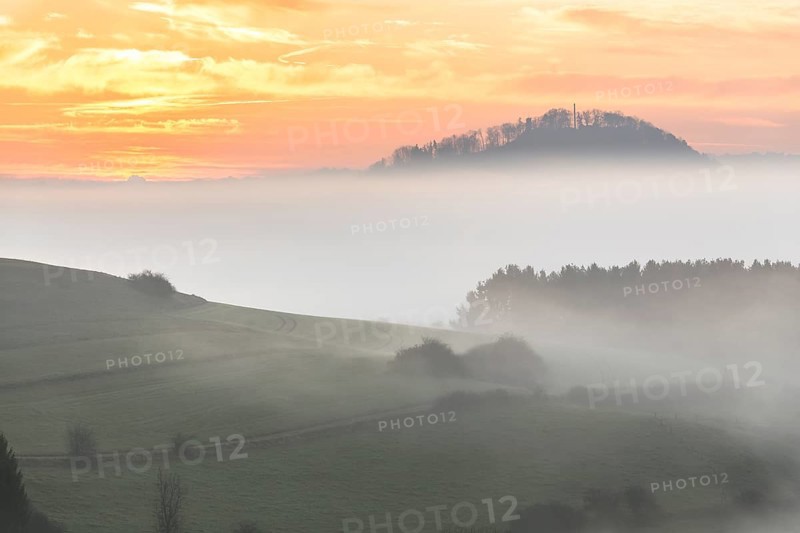 Early morning fog at the old post route