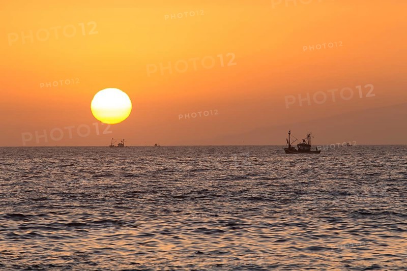 Trawler at sea