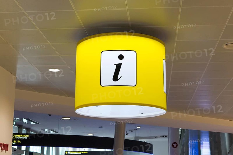 Tourist information sign