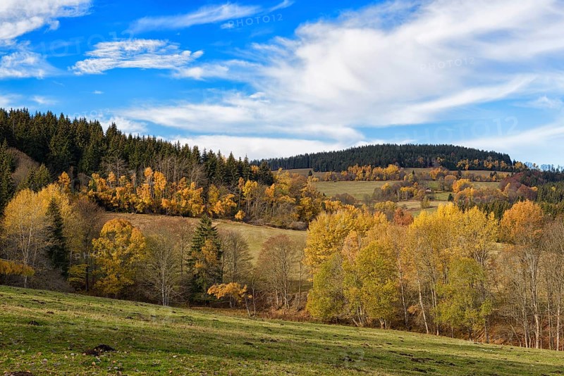 Autumn in the Sumava National Park