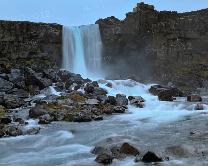 Oxararfoss Waterfall