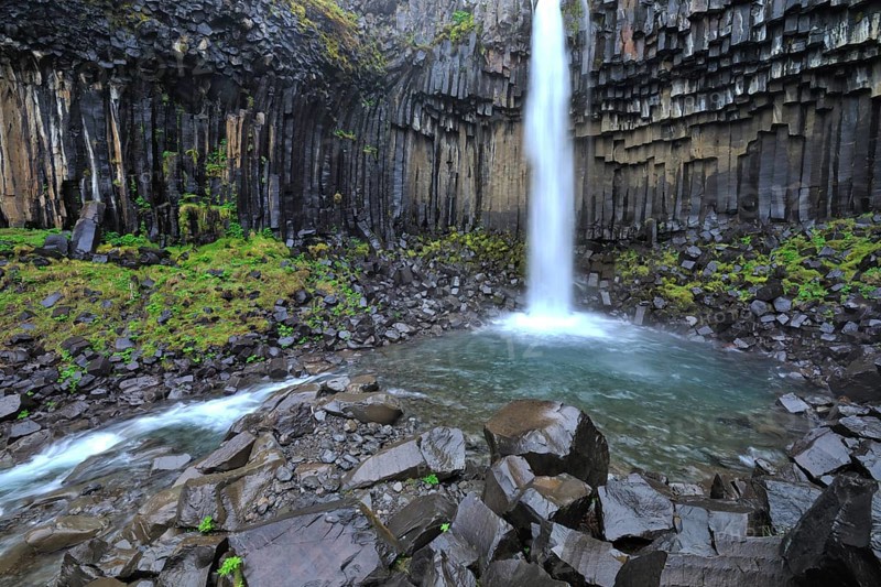 Svartifoss Waterfall