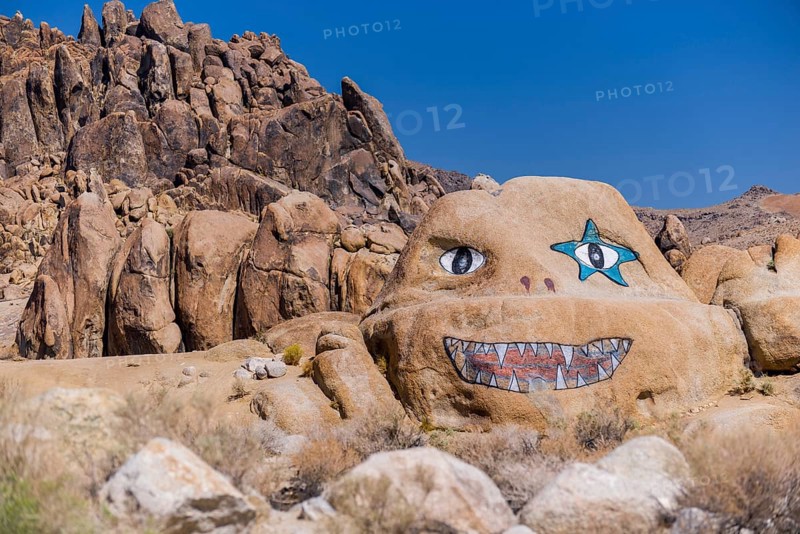 The face of the Alabama Hills