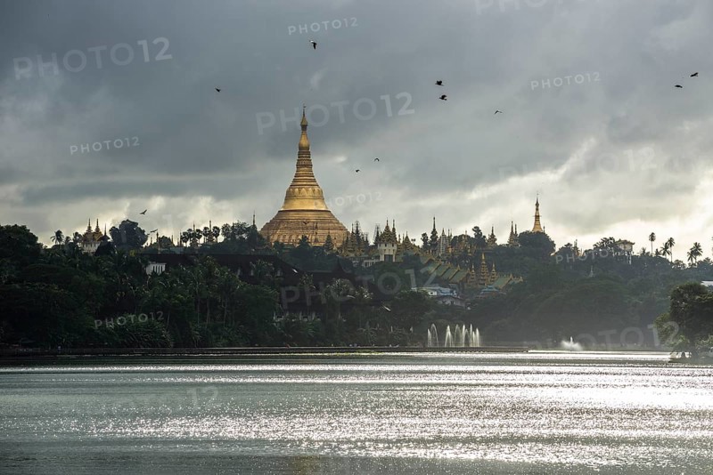 Golden main stupa