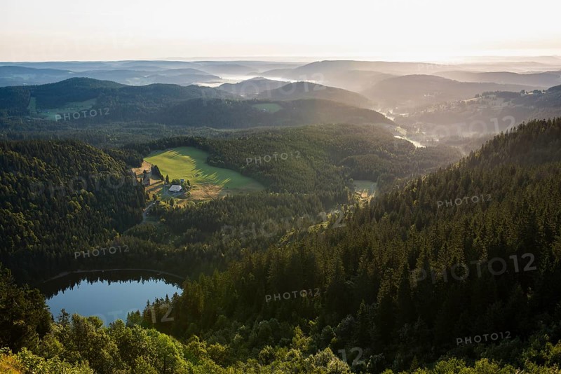 View east towards Feldsee from Feldberg