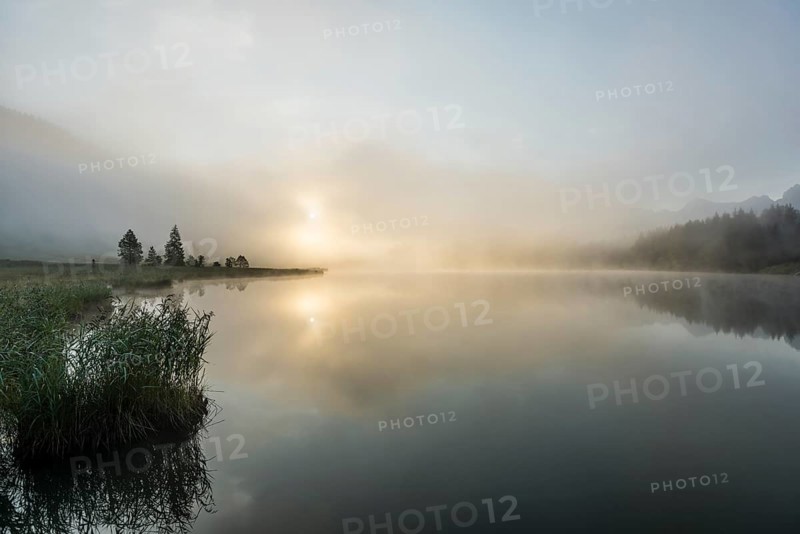 Sunrise and morning mist
