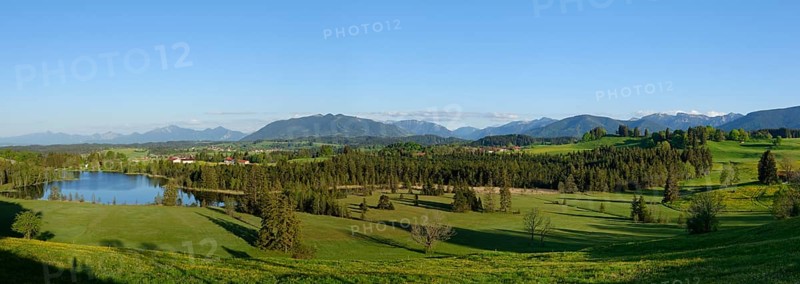 Bichelbauernfilz Nature Reserve with lake Schwaigsee