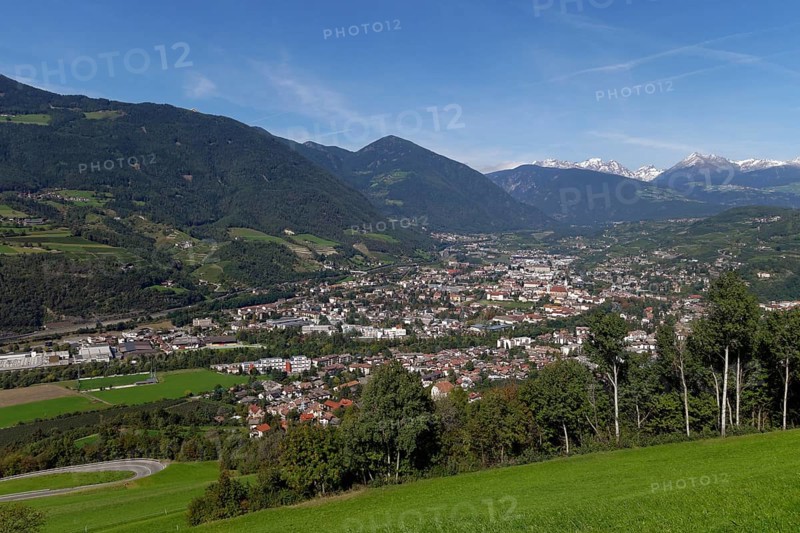 View of Brixen in the Eisack Valley
